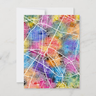 Postal Mapa de Guadalajara México