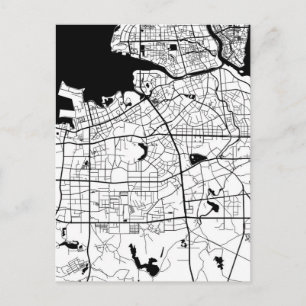 Postal Mapa de Haikou China