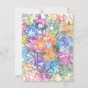 Postal Mapa de Hyderabad India