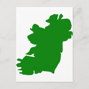 Postal Mapa de Irlanda