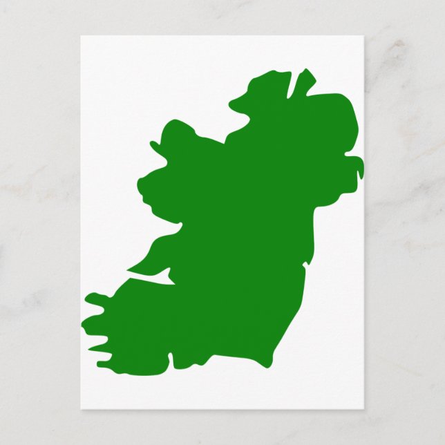 Postal Mapa de Irlanda (Anverso)