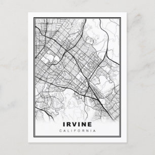 Postal Mapa de Irvine