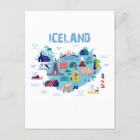 Mapa de Islandia
