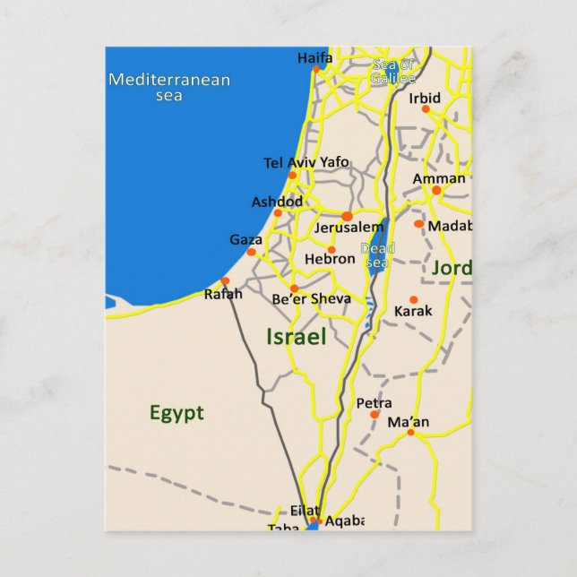 Postal Mapa de Israel.JPG (Anverso)