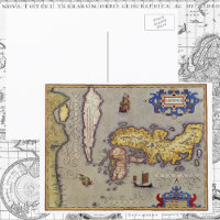 Mapa de Japón por Mercator y Hondius, 1606