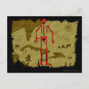Postal Mapa de Jolly Roger #6