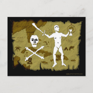 Postal Mapa de Jolly Roger nº 5
