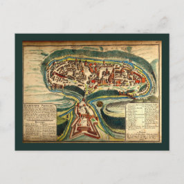 Postal Mapa de Kamianets Podilskyi 1691