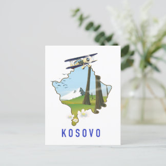 Postal Mapa de Kosovo