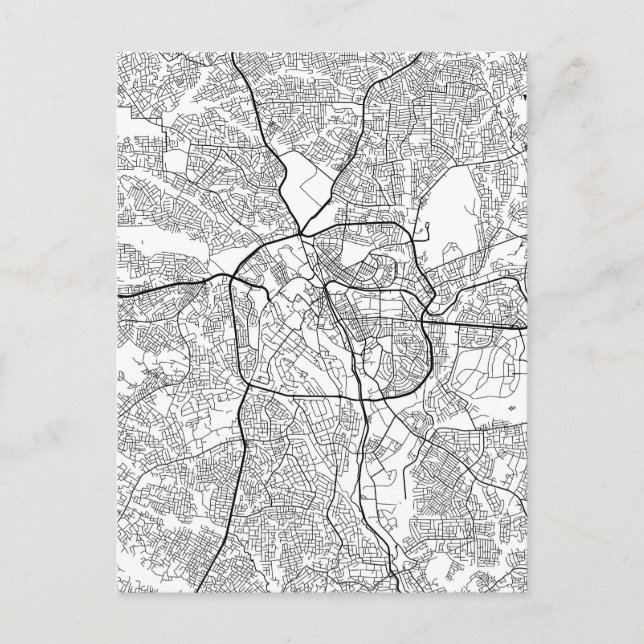 Postal Mapa de Kumasi Ghana (Anverso)