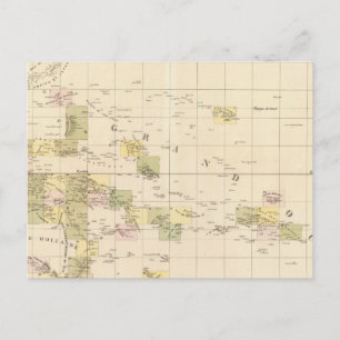 Postal Mapa de la Asamblea de Oceanía