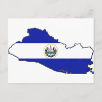 Mapa de la bandera de El Salvador