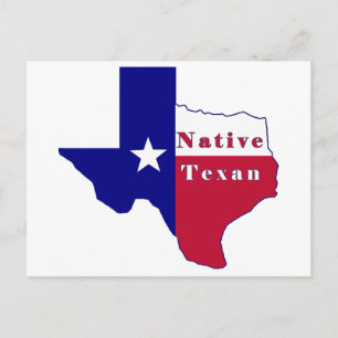 Postal Mapa de la bandera de texto nativa