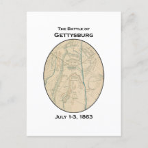 Mapa de la batalla de Gettysburg