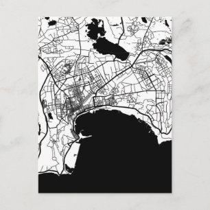Postal Mapa de la ciudad de Bakú Azerbaiyán