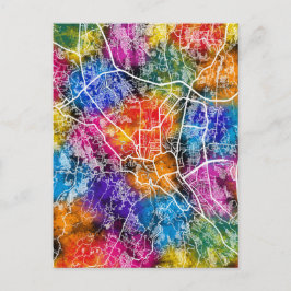 Postal Mapa de la ciudad de Bogor en Indonesia