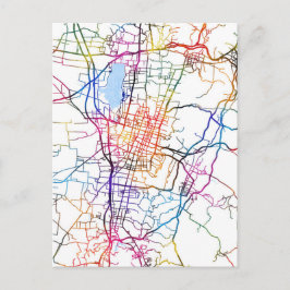 Postal Mapa de la ciudad de Changzhi China