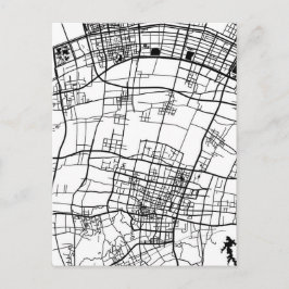 Postal Mapa de la ciudad de Cixi China