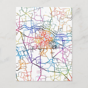 Postal Mapa de la ciudad de Cumilla Bangladesh