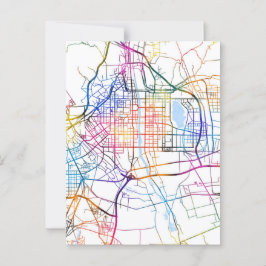 Postal Mapa de la ciudad de Datong en China