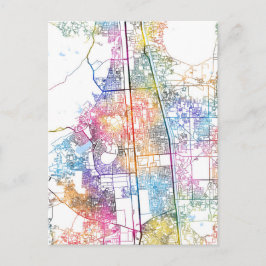 Postal Mapa de la ciudad de Faridabad Haryana