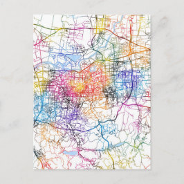 Postal Mapa de la ciudad de Jinan China