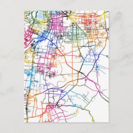 Postal Mapa de la ciudad de Jinzhong China