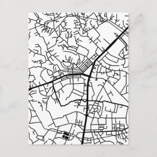 Postal Mapa de la ciudad de Kakamega Kenia