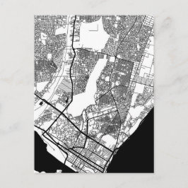Postal Mapa de la ciudad de Maputo Mozambique