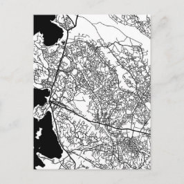 Postal Mapa de la ciudad de Mwanza Tanzania