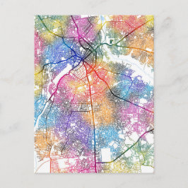 Postal Mapa de la ciudad de Nigeria