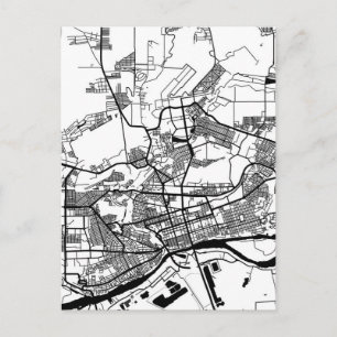 Postal Mapa de la ciudad de Rostov del Don Rusia