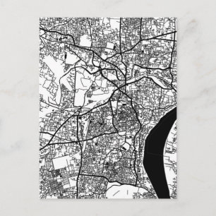 Postal Mapa de la ciudad de Varanasi Uttar Pradesh