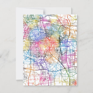 Postal Mapa de la ciudad de Zhengzhou