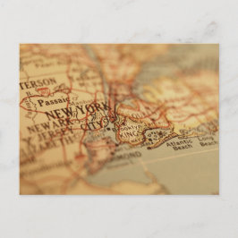 Postal Mapa de la cosecha de NUEVA YORK