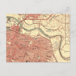 Postal Mapa de la cosecha de Sacramento California