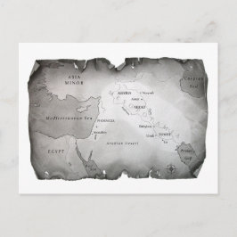 Postal MAPA DE LA Postcarta MESOPOTAMIA