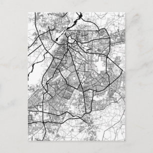Postal Mapa de Lahore Pakistán