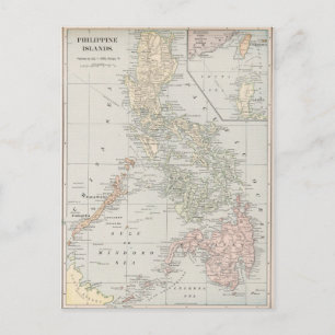 Postal Mapa de las Islas Filipinas (1901)