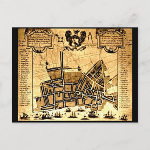 Postal Mapa de Liverpool, 1725
