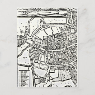 Postal Mapa de Loggan de Oxford, Hoja Oriental