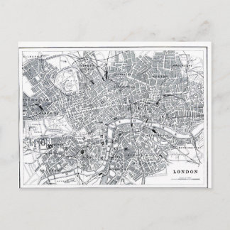 Postal Mapa de Londres