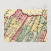 Mapa de los condados de Mineral, Hampshire