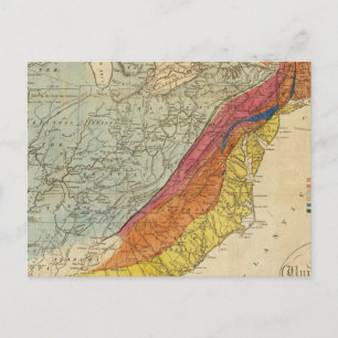Postal Mapa de los Estados Unidos de América 4