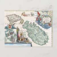 Mapa de Malta de 1720