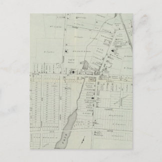 Postal Mapa de Manasquan, New Jersey