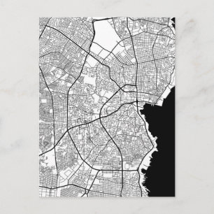 Postal Mapa de Maracaibo Venezuela