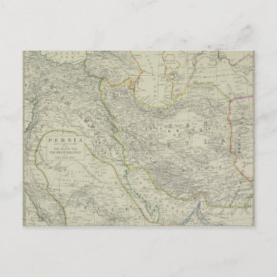 Postal Mapa de Medio Oriente