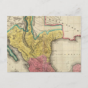 Postal Mapa De México