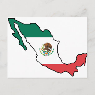 Postal Mapa De México